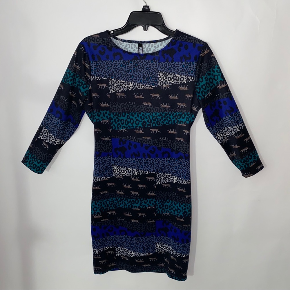 NWT VS  Sport Dress Leopard Open Back Dress M - Picture 9 of 13
